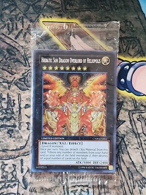 best yugioh deck 2012 Yugioh 2012 Hieratic Sun Dragon CT09-EN004 Premium Tin Promo Pack SEALED