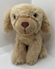Walmart 7" Dog Puppy Small Soft Stuffed Animal Plush Light Yellow Brown Golden