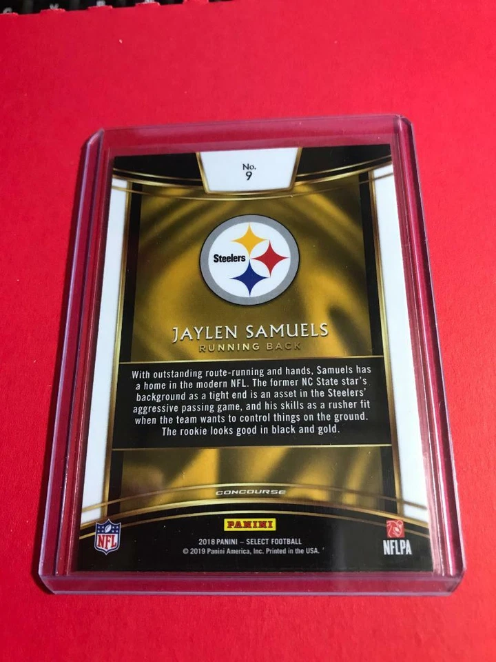 2018 Select Concourse Level Jaylen  Samuels RC Pittsburgh Steelers - Image 2 of 2