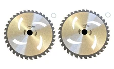 (2 Pack) 10" 40 Teeth Carbide Tip Brush Cutter, Trimmer, Weed Eater Blade