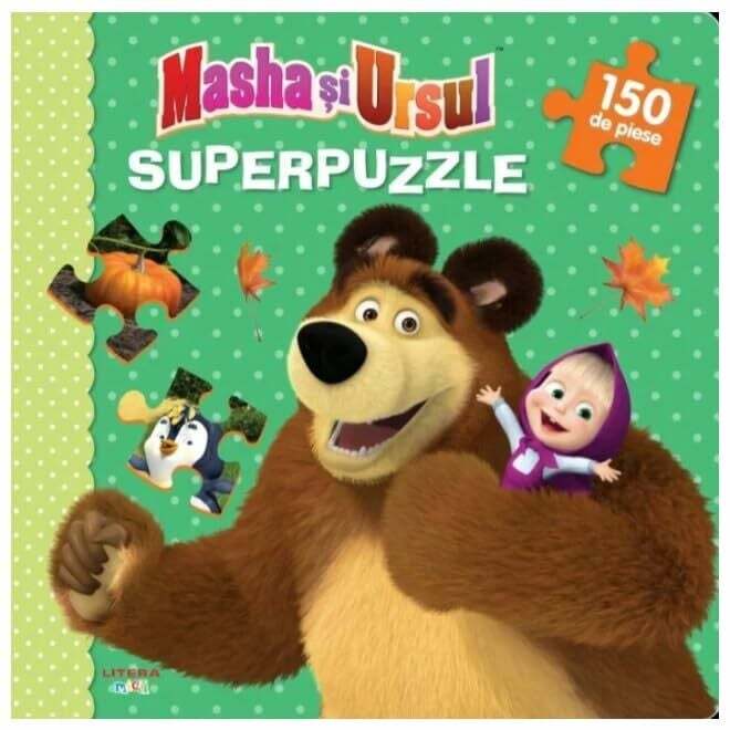 Masha Si Ursul. Superpuzzle. 150 De Piese Litera Mica Buch