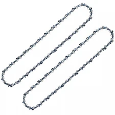 2Pcs 14" Chainsaw Chain Blade 3/8"LP 0.050" 52DL for Worx WG305/WG305.1 new