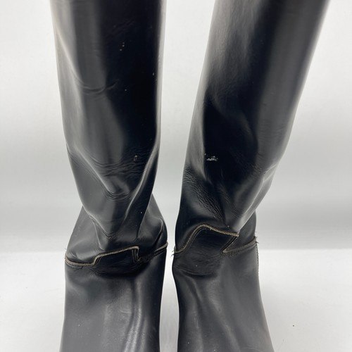 Biltrite Inglés Botas de Equitación Ecuestres Zapatos para Mujer 8 Negro Alto Vestido Cuero - Imagen 3 de 12