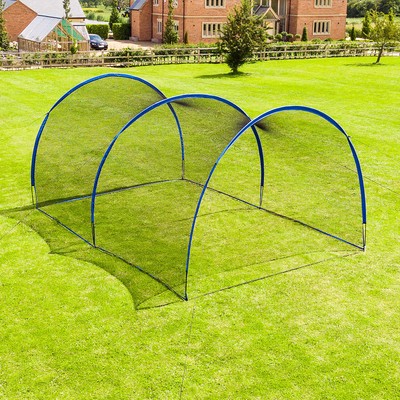 FORTRESS Pop-Up Kricketnetz für Schlagtraining - Garten Kricketkäfig