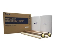 DNP DS820A 8x10" Media Kit (DS820-8x10PP), 2 rolls of paper & ribbon per box
