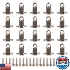 Bstinay 20pcs Sturdy Electric Guitar Roller String Retainers Trees Standard R