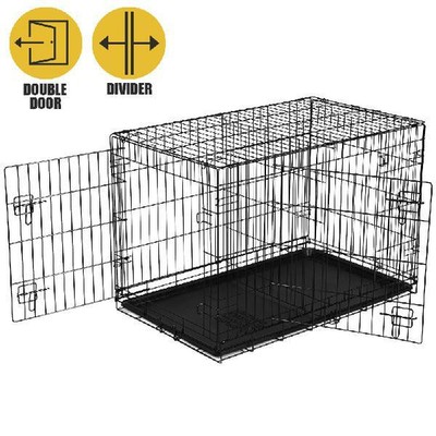 vibrant life two door dog training crate