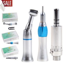 Dental Straight Air Motor 2/4Hole Slow Low Speed Handpiece Push Contra Angle