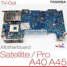 MAINBOARD P000396060 Toshiba Satelite / Pro A40 A45 FLM1 M2 S-Video TV Dehors