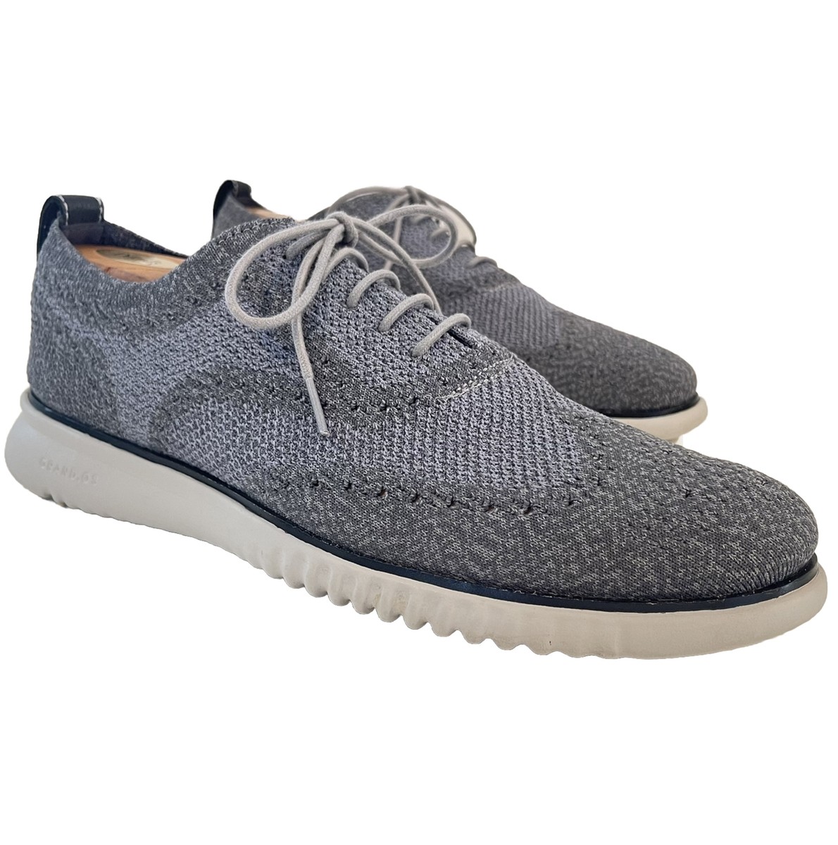 grey men's zerogrand stitchlite oxford