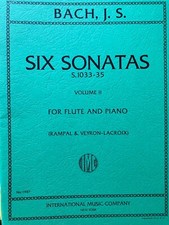 Bach, J.S.: Six Sonatas for Flute and Piano, Volume 2 IMC 1987