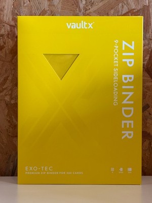 Sunrise Yellow Premium Zip Binder Exo-Tec (9-Pocket 360 cartas) Vault X