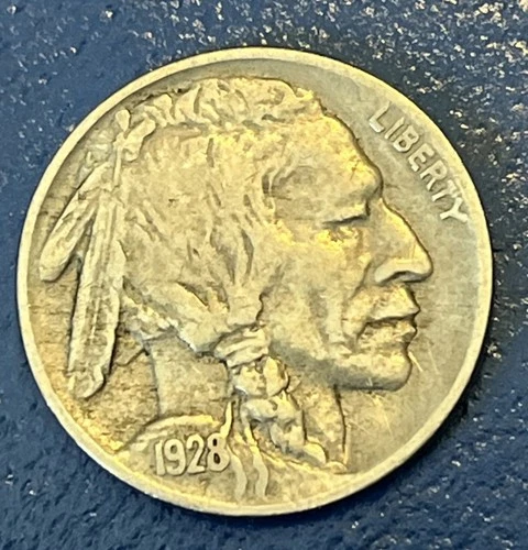 1928-D Buffalo Nickel Extra Fine  - Nice Details -