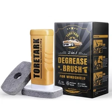 Toretark Automotive Oil Film Cleaning Brush for Car Windows, Windshield Cleaner,