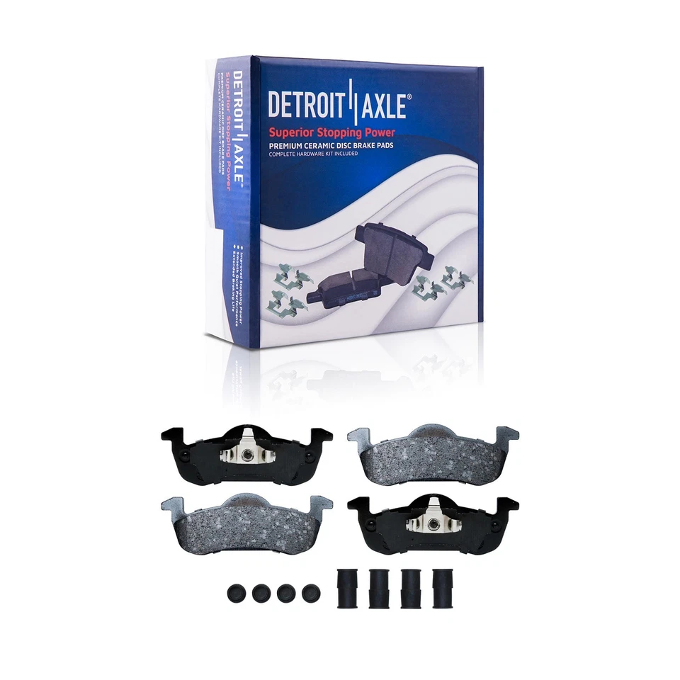 Rotor delantero y trasero + pastilla de freno de cerámica para Expedition Lincoln Navigator 2010-2017 Foto 4 de 4