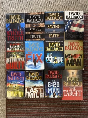 DAVID BALDACCI lot Of 12 Hardback Novels