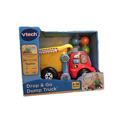 VTech Construction Drop & Go Dump Truck Learning Sounds Songs 6-36 Mo. Baby Toy
