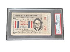 1960 Republican National Convention Officer Ticket President Richard Nixon PSA