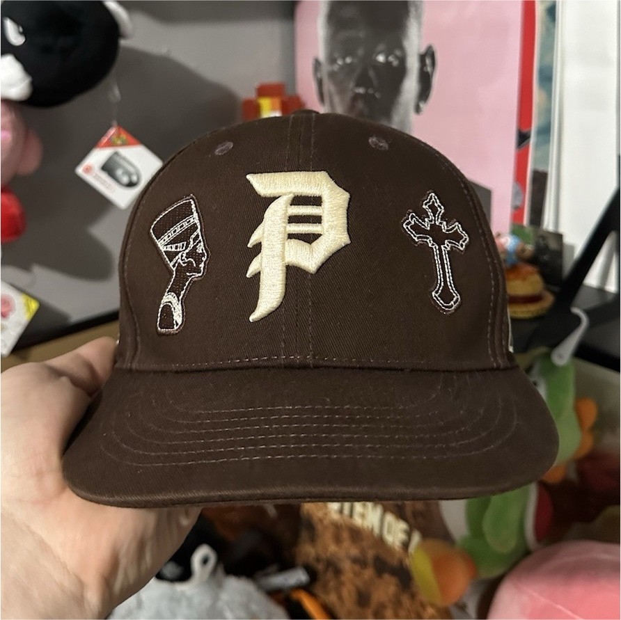 Primitive 2Pac Brown Adjustable Snapback Hat Men … - image 1
