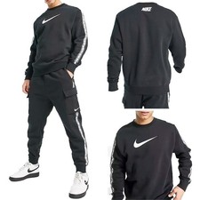 NIKE REPEAT Mens Full Tracksuits / Sweat / Joggers Casual Sweatshirt Gym Bottoms
