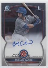 2023 Bowman Draft Chrome Prospect Auto Michael Carico #CDA-MCA Auto 0zu6