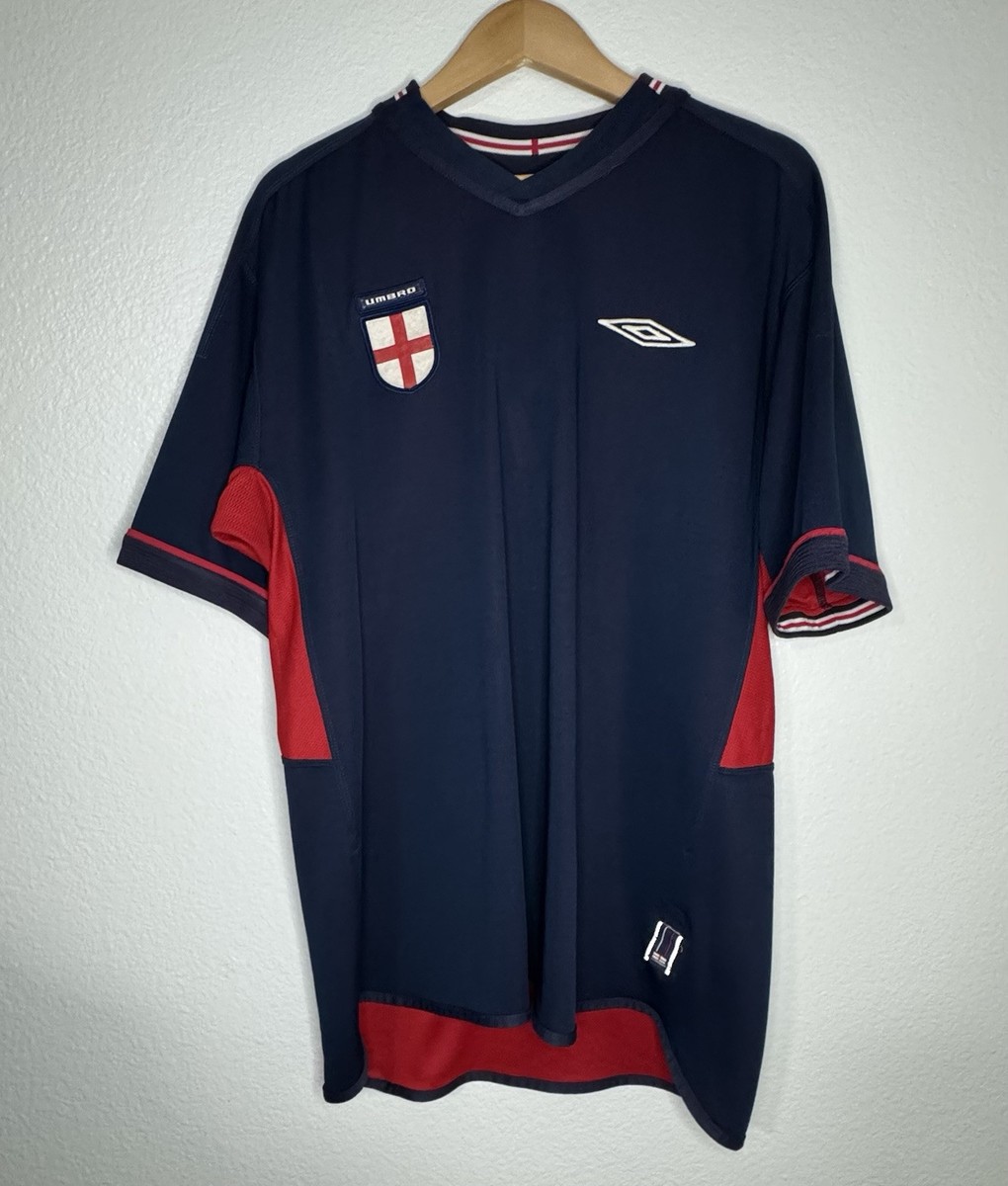 イングランド代表　2002 アウェイ　Mサイズ　No.7ベッカム　リバーシブル England Away David Beckham Reversible World Cup 2002 Jersey