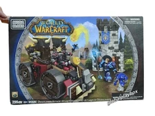 MEGA BLOKS World of Warcraft 91026 Demolisher Attack Set Building Toy Rare