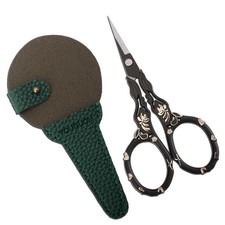 Little Detail Scissors with Case, Sharp Needlework Scissor for Sewing Craft C.