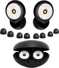 Noise Cancelling Ear Plugs for Sleeping, Travel  Work - 50Db Reusable Silicone