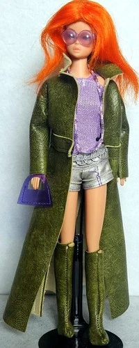 VINTAGE BARBIE 60S MOD LONG & SHORT OF IT HOT PANTS & MAXI SET STACY BILD LILLI