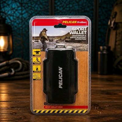 Pelican ProGear Sport Wallet 0955 Case Black Crushproof Water Resistant NEW