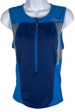 2XU Mens Sz S Active Tri Singlet Sleeveless Triathlon Top Cycling Running-1650