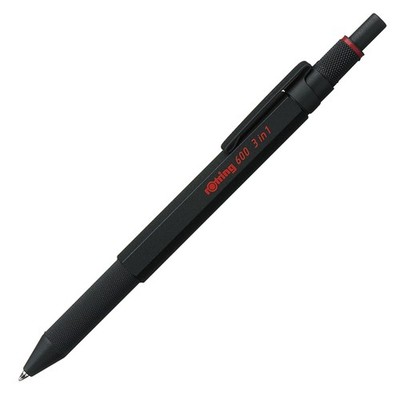 rOtring 600 3-in-1 Multicolour Pen and Mechanical Pencil   Black & Red Ballpoint