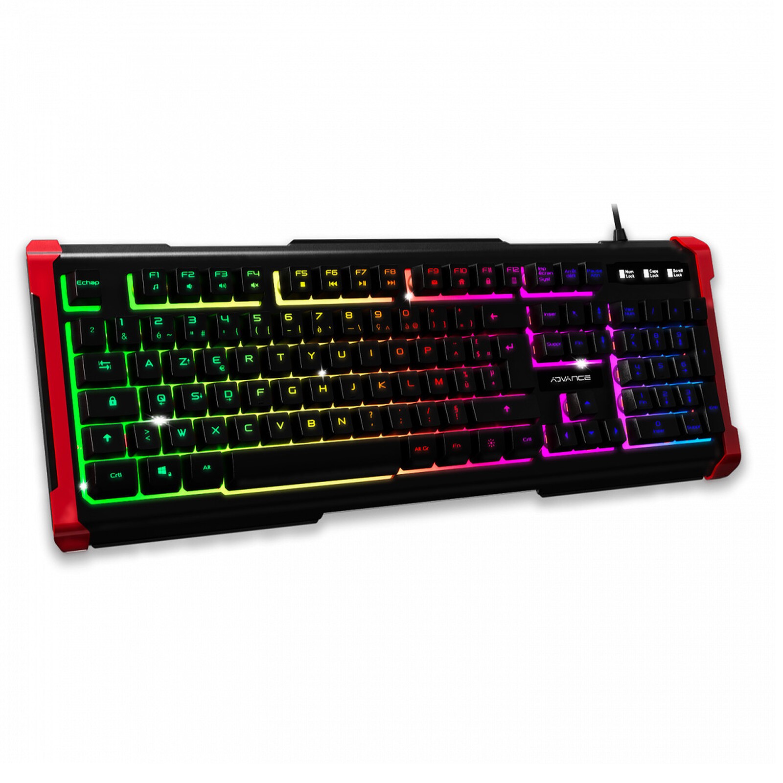 Clavier Gamer Advance GTA 240 Antighosting pour Éviter les Erreurs de Frappe