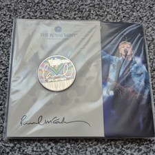 ROYAL MINT PAUL McCARTNEY 2024 £5 COLOUR COIN BOOKLET Music Legends Beatles RARE