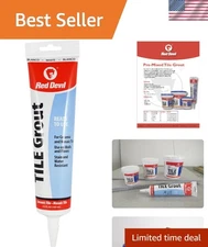 5.5 oz. Pre-Mixed Tile Grout Squeeze Tube - Superior Adhesion & Easy Cleanup