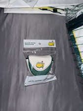 NEW 2026 Masters Mallet Putter Cover Green Augusta National Golf Headcover