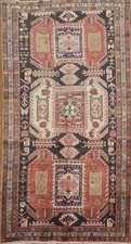 Geometric Vintage Hand-made Area Rug Tribal Traditional Decorative Carpet 5x9