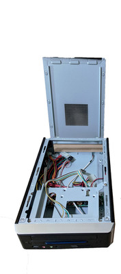 Book-size Mini ITX Desktop PC Case w/ Slim Optical Bay, 72w PSU, Fan,Card Reader