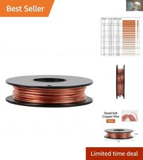 Versatile 99.9 Pure Copper Wire, 20 Gauge, Perfect for Electroculture Crafts
