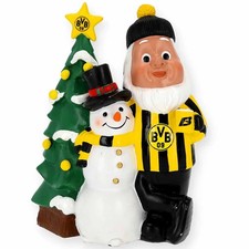 BVB Gartenzwerg Schneemann Weihnachtsbaum Christbaumkugeln BVB Fanartikel Shop