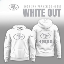 49ers White Out 2026 Hoodie