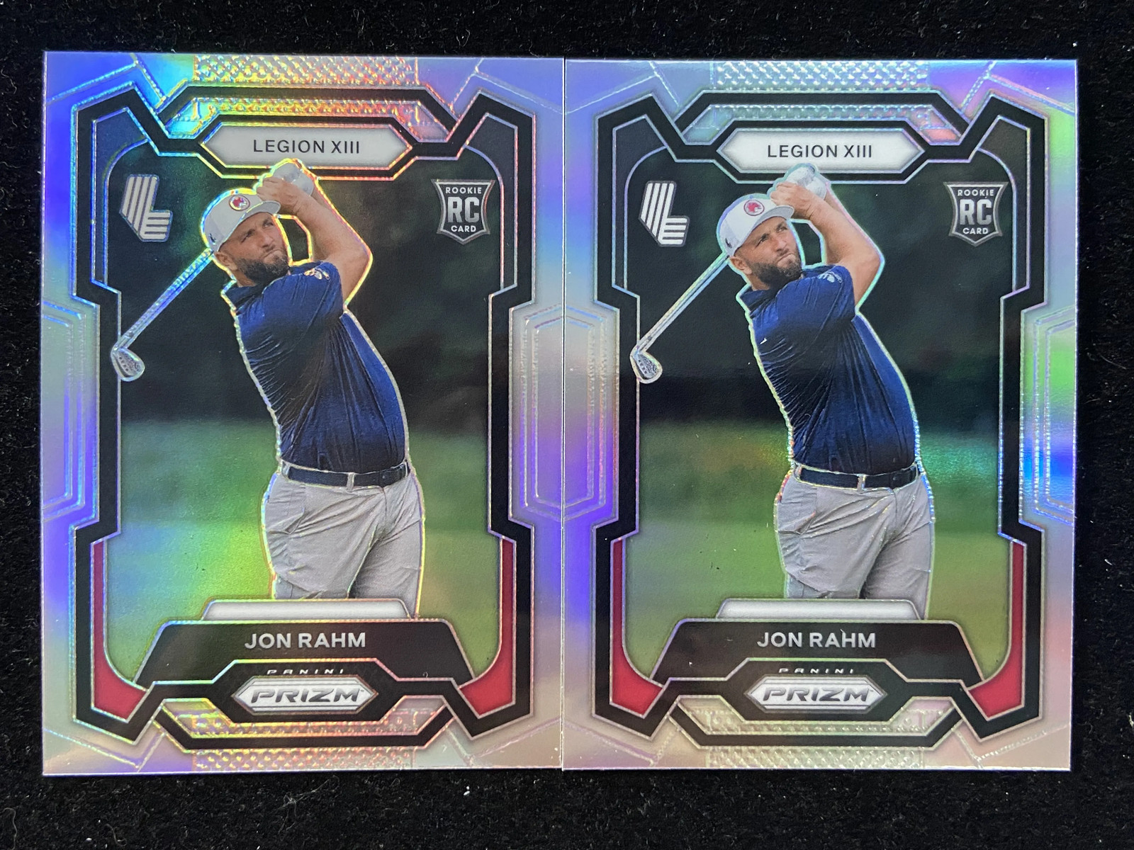 2024 Panini Prizm LIV Golf Silver Jon Rahm RC Rookie Legion XIII Lot of 2 KM029
