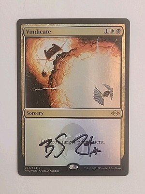 FOIL MTG Masters 25 VINDICATE Artist Alter Signed Star Wars Sick