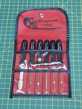 Snap On Tools USA Black Hard Screwdriver Handle Terminal Kit Set TT600 UNUSED