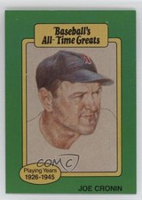 1987 Hygrade Baseball's All-Time Greats Joe Cronin HOF 2k3
