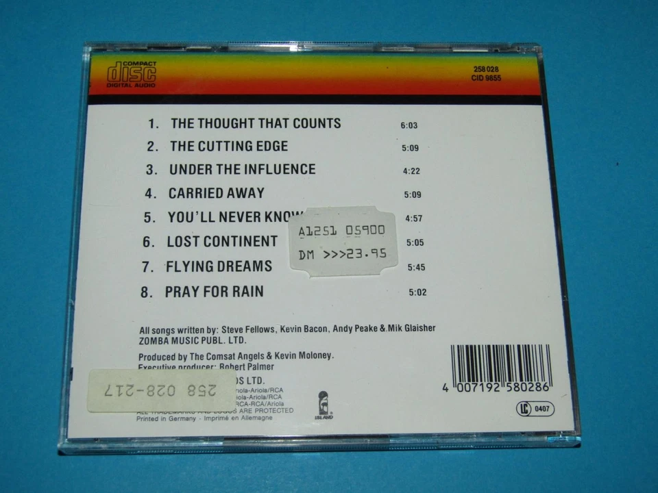 The Comsat Angels / Chasing Shadows (DE 1986, Island 258 028, CID 9855) - CD - Bild 4 von 4