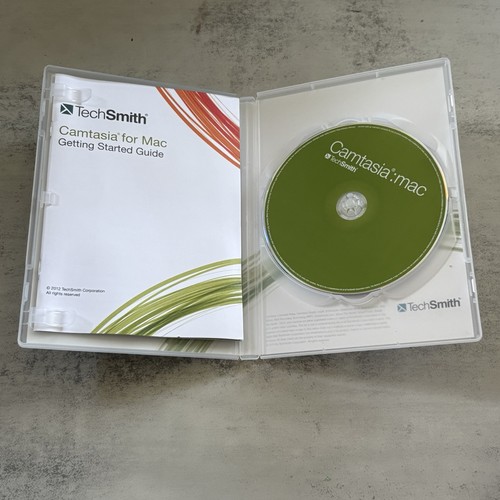 CAMTASIA FOR MAC 2.1 TECHSMITH SOFTWARE DISK VIDEO EDITING SOFTWARE 2012 - Picture 3 of 3
