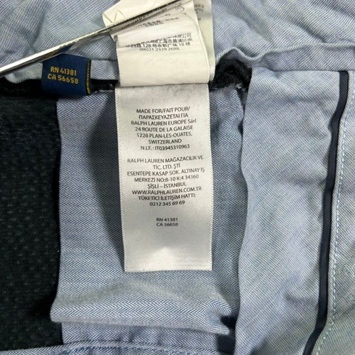 Polo Ralph Lauren Stretch Classic Fit Corduroy Pants Men 40x30 Black Casual Work - Bild 7 von 15