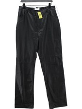 House Of CB London Women's Trousers XL Black Faux Leather
